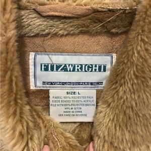 Women's Tan Faux Fur Jacket